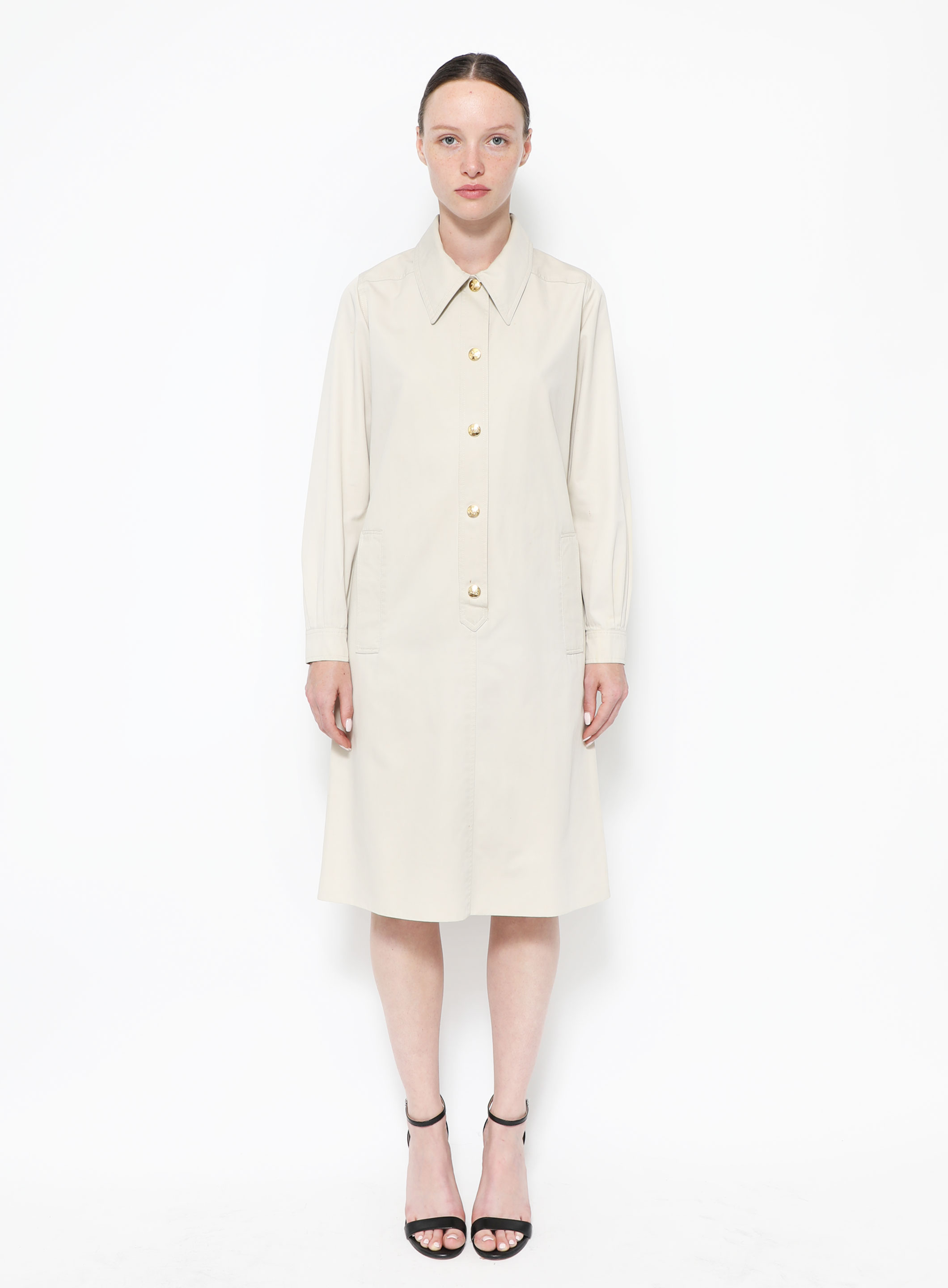 Louis Vuitton Technical Gabardine Shirt Dress