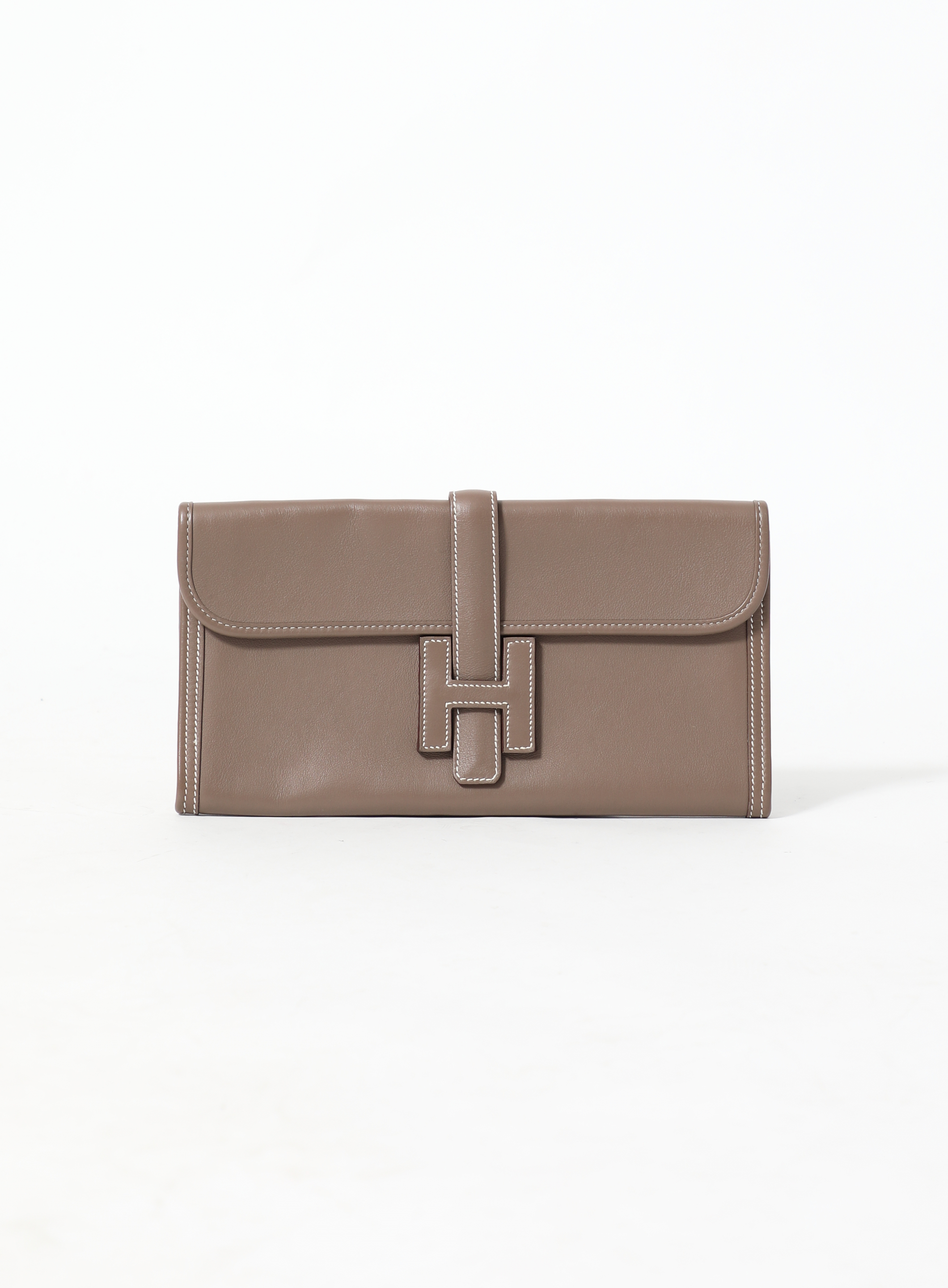 Hermes Swift Leather Jige 29 Clutch Bag