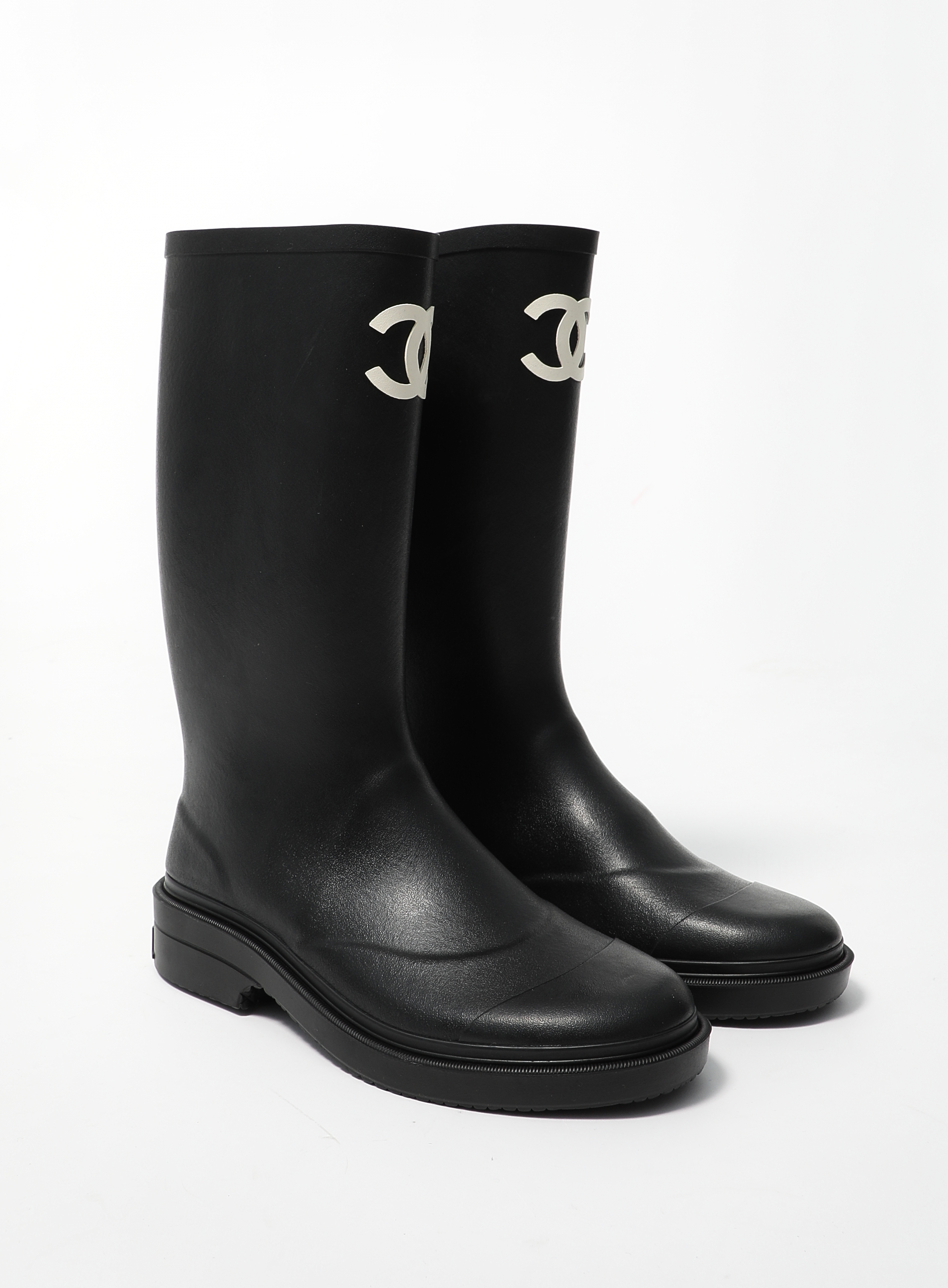 Chanel wellington clearance boots