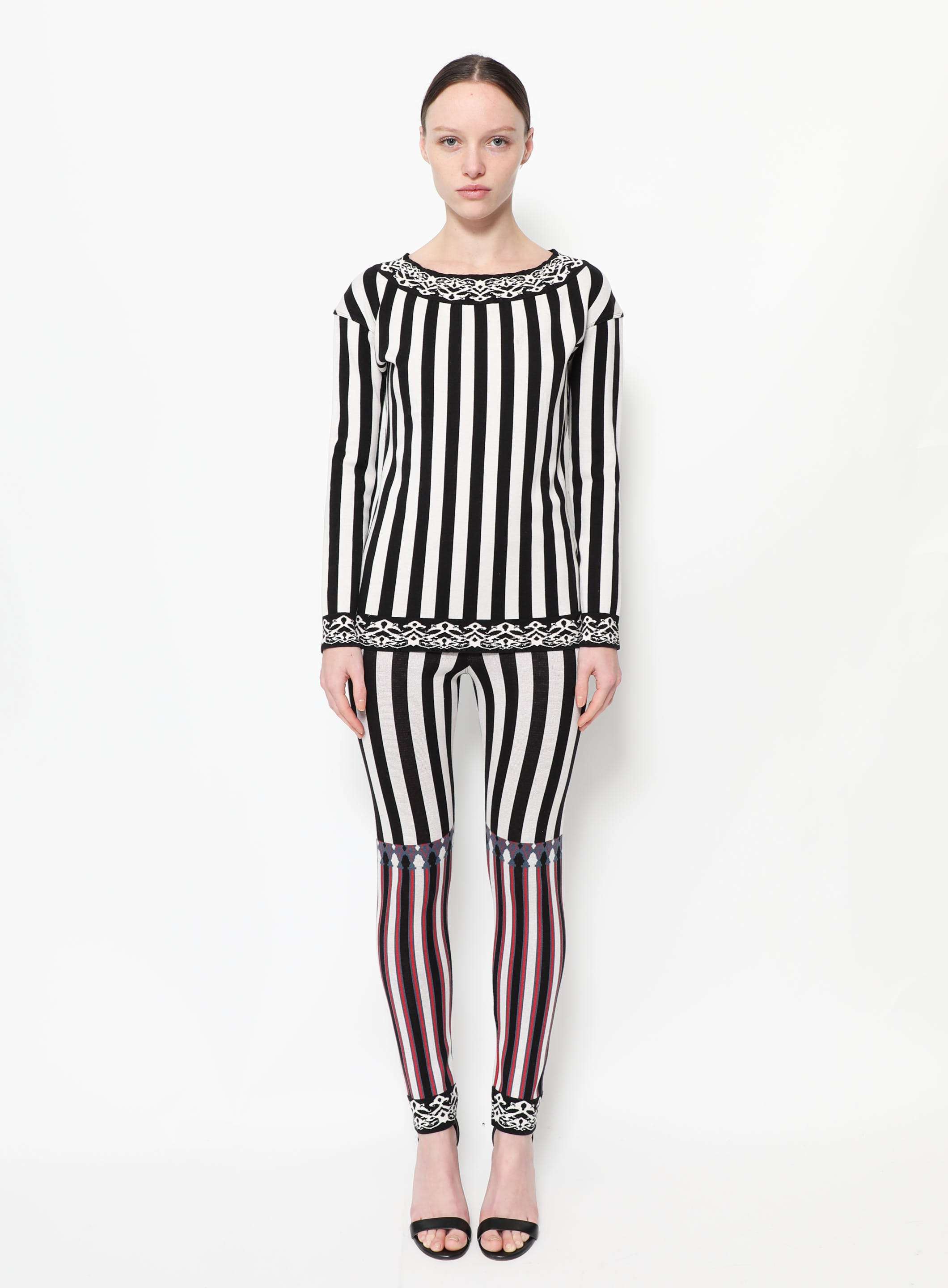 COLLECTOR S/S 1992 Striped Knit Ensemble