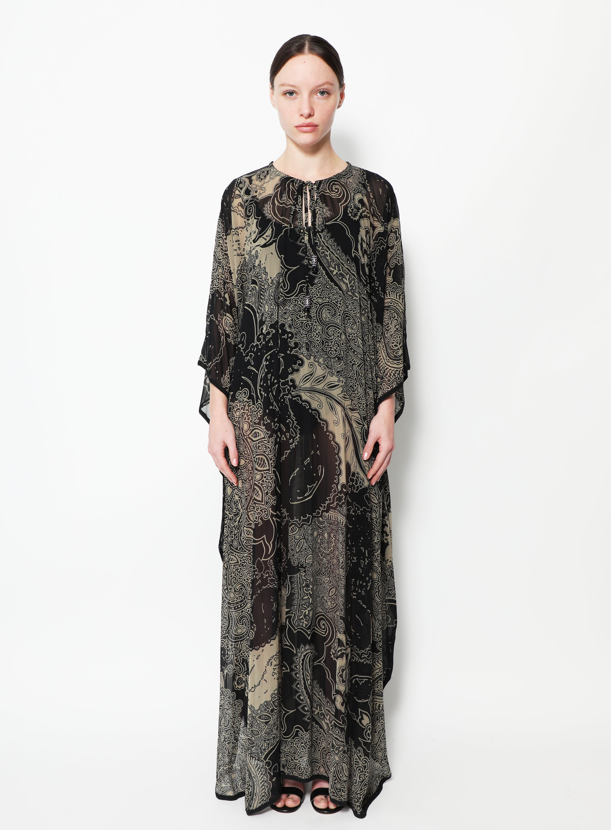 Etro Silk Paisley Kaftan