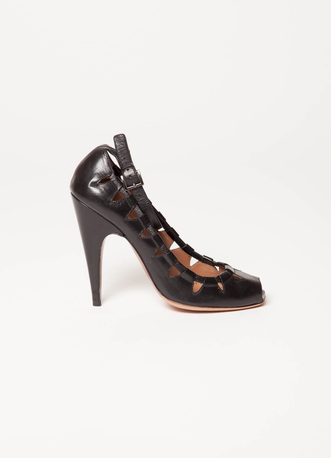 Leather Cut Out Pumps – Marissa Collections