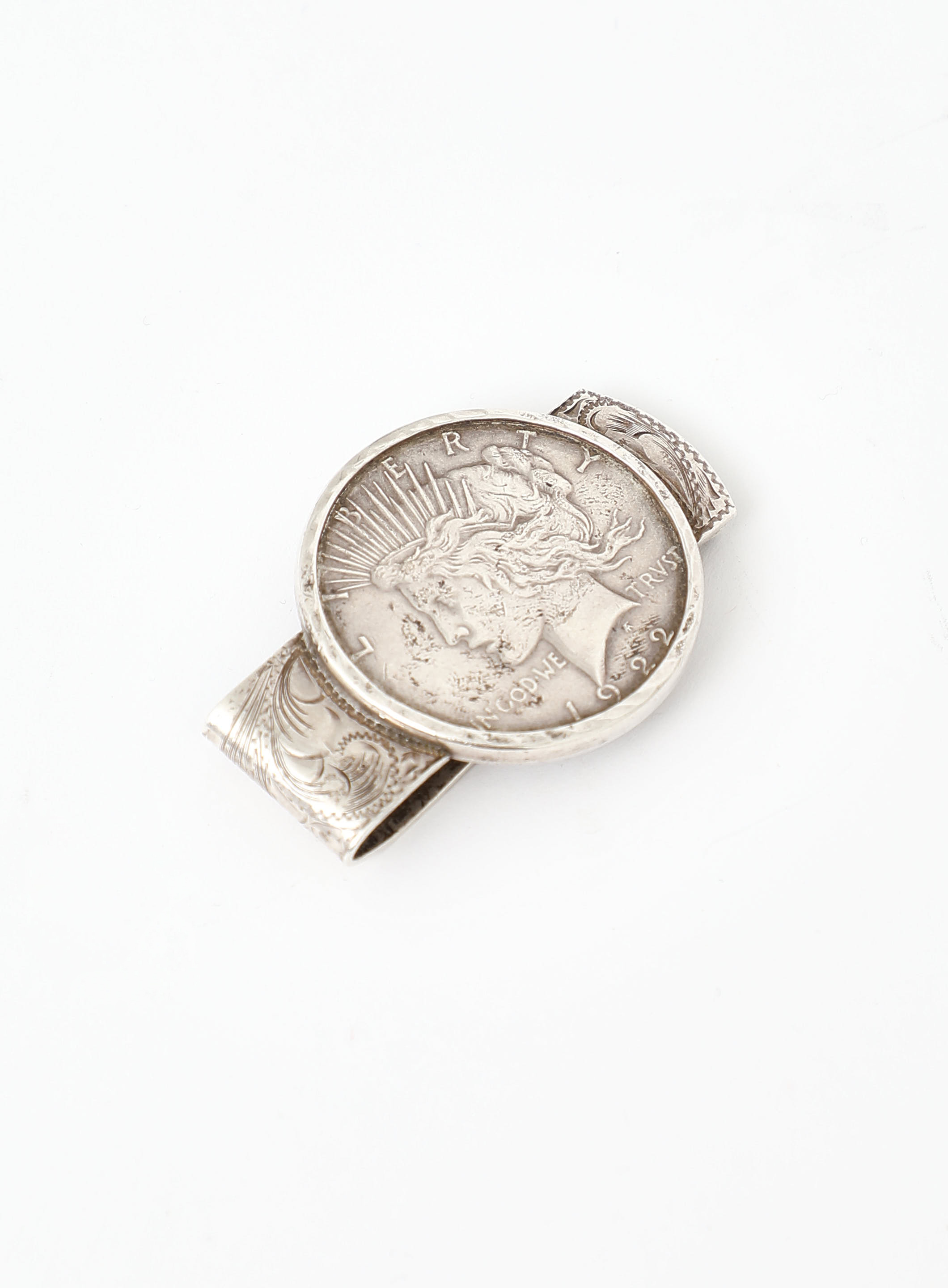 Art Deco Beaded Money Clip | Vintage Sterling Silver | Mid-Century Denmark hotsell