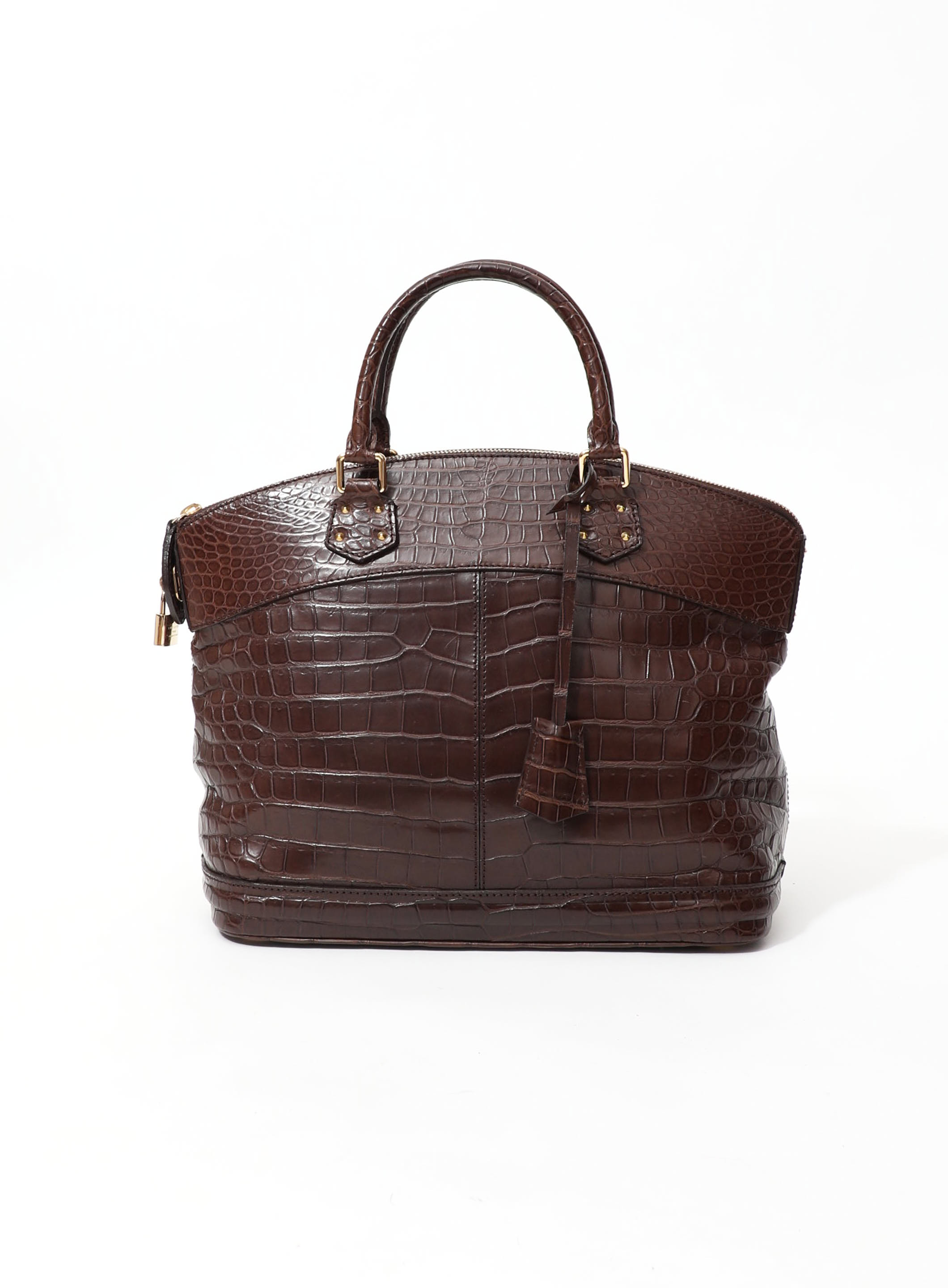Miu Miu Vintage Leather Handbag 1990s Dark Brown Top -  Israel