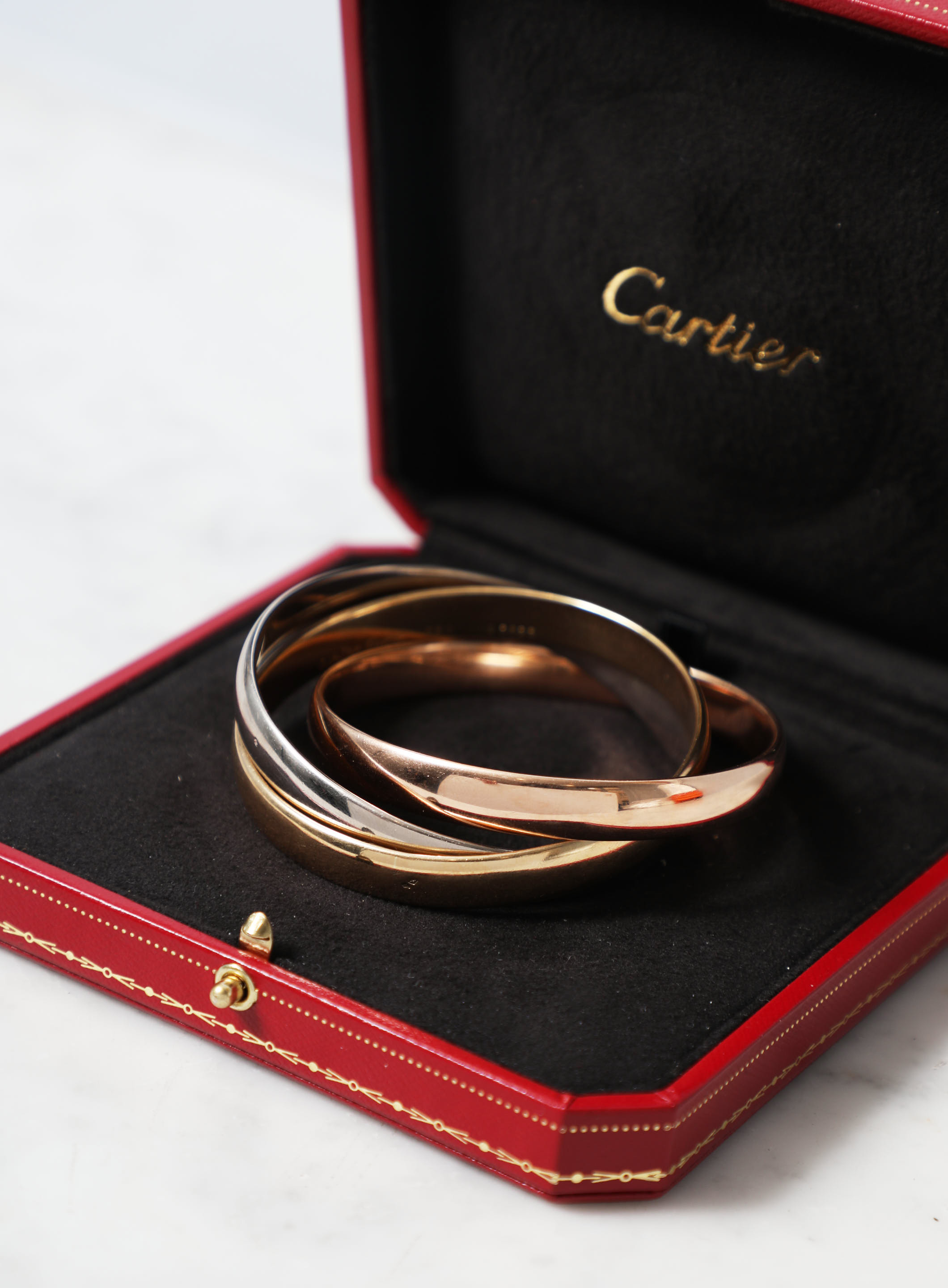 Cartier 'Trinity de Cartier' Bangle Bracelet, Large Width Model