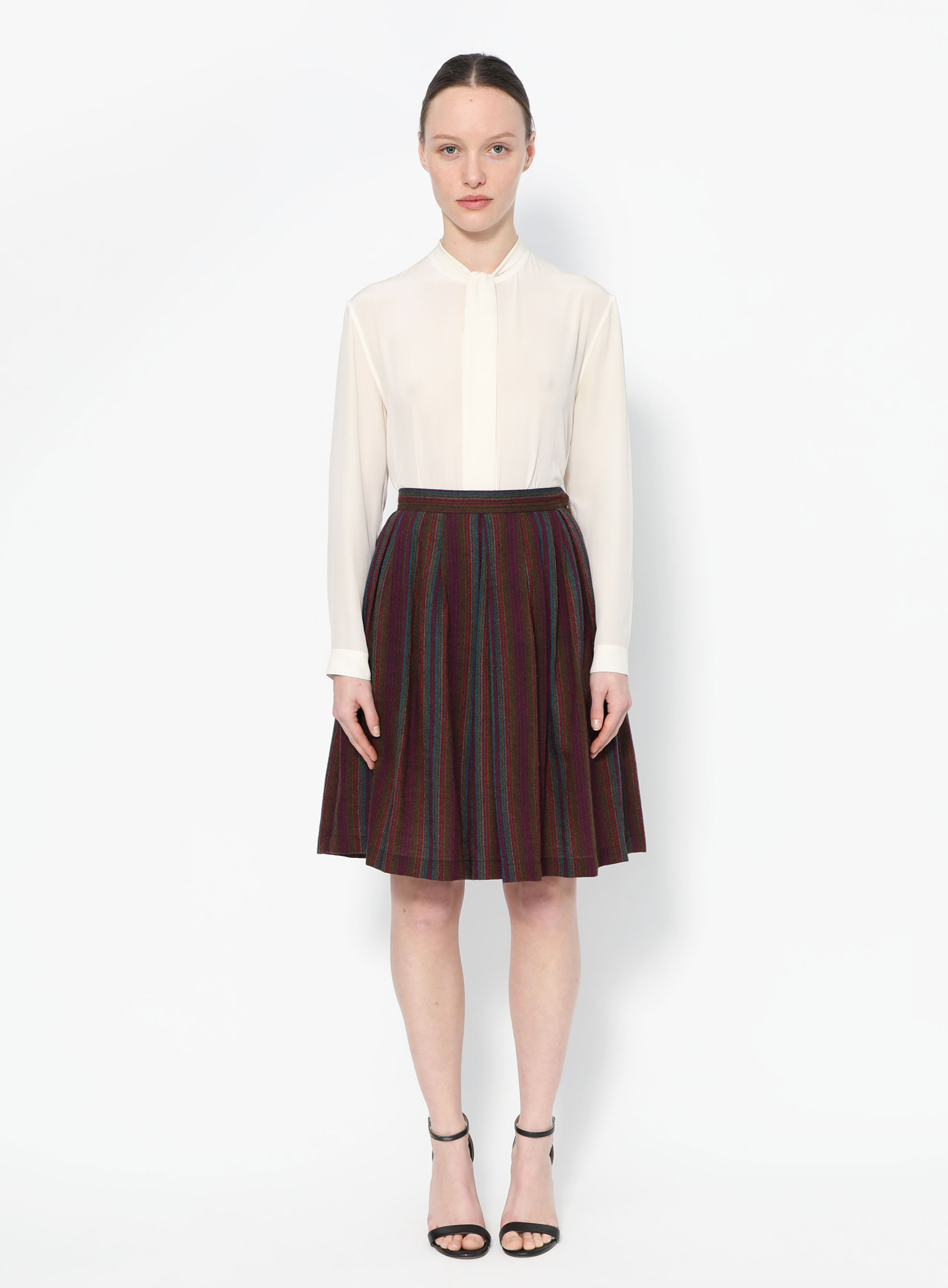 Pleated Wool Skirt | Authentic u0026 Vintage | ReSee