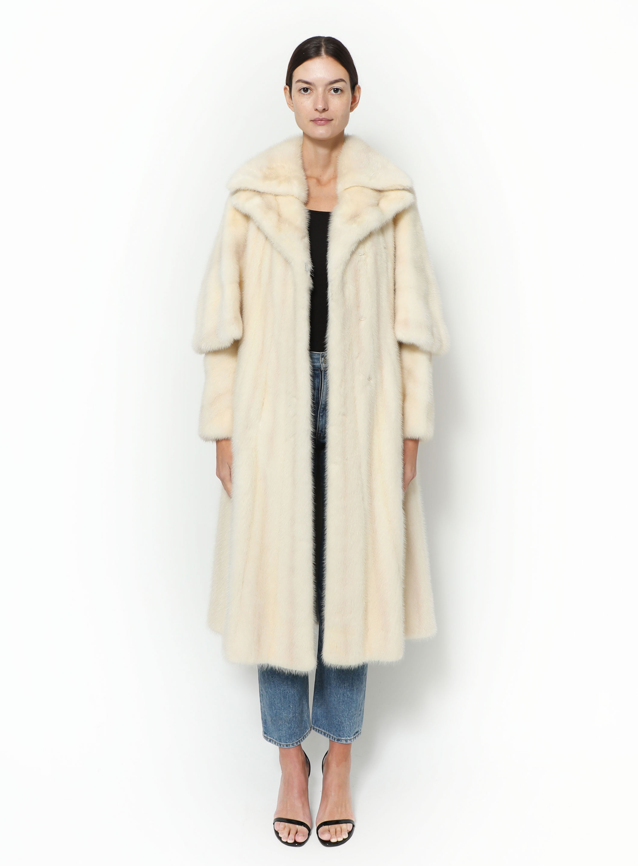 The row clearance mink coat