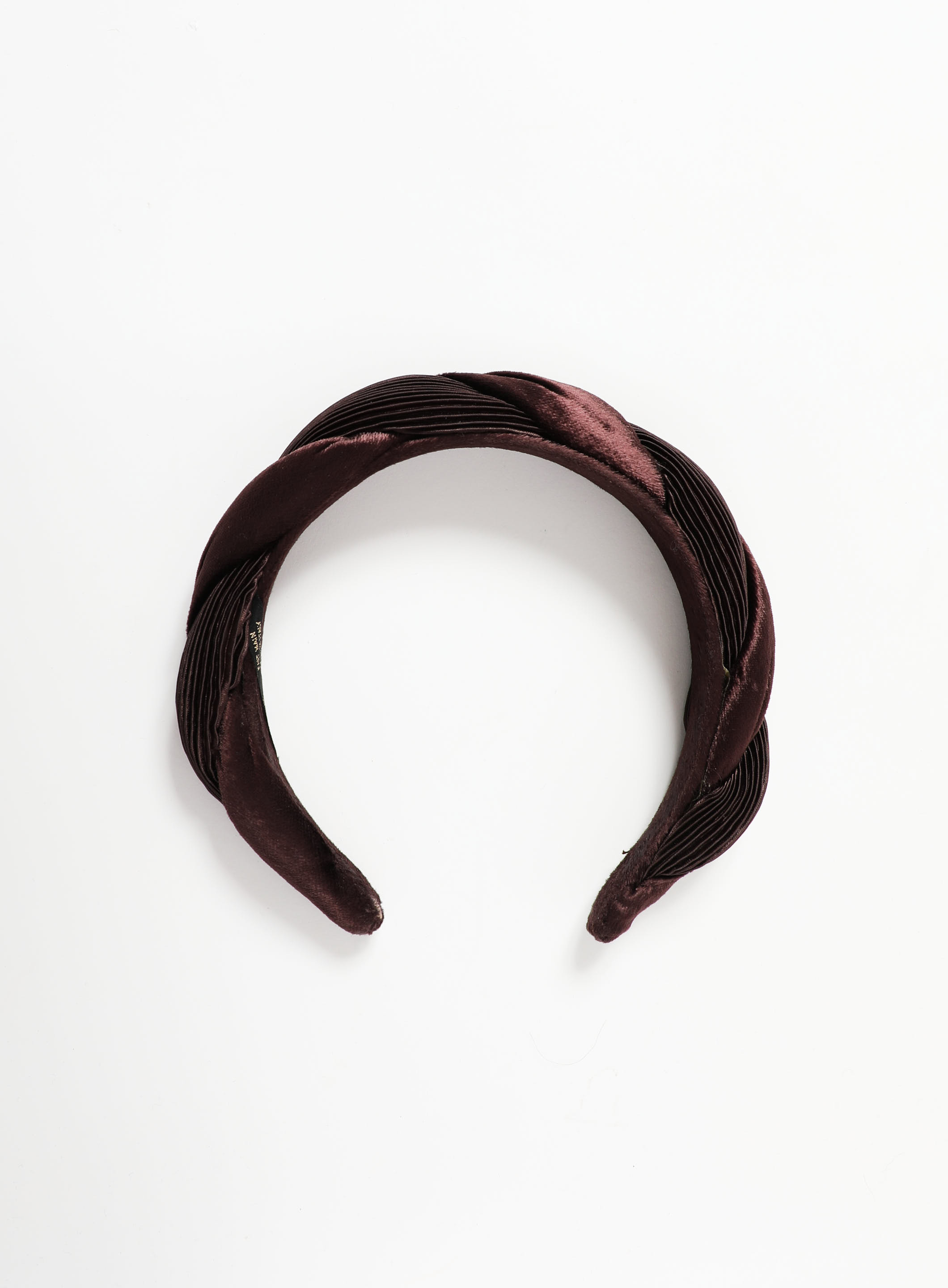 Alexandre de Paris Velvet Pleated Headband