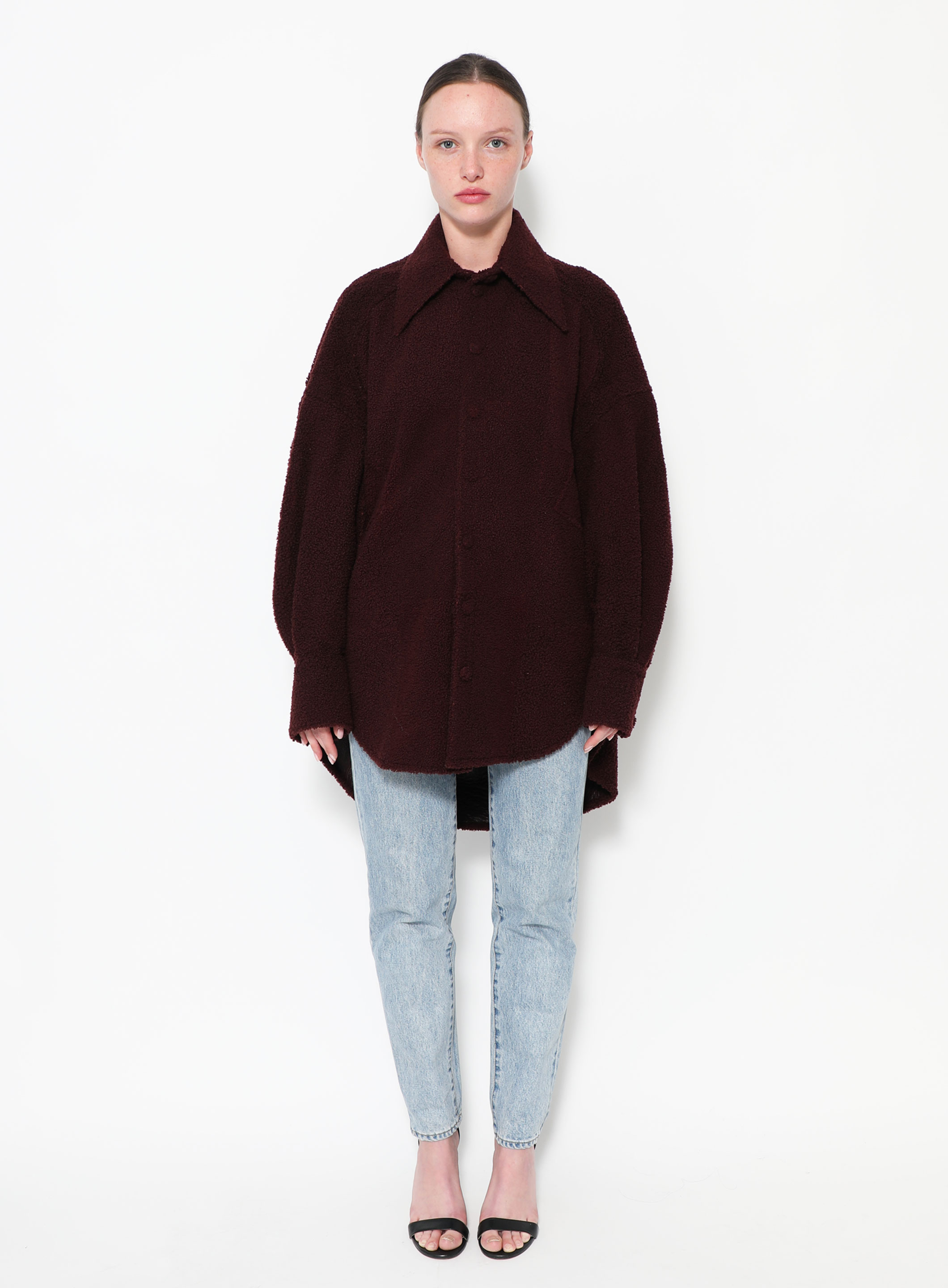 Louis Vuitton Graphic Trim Wool Overshirt