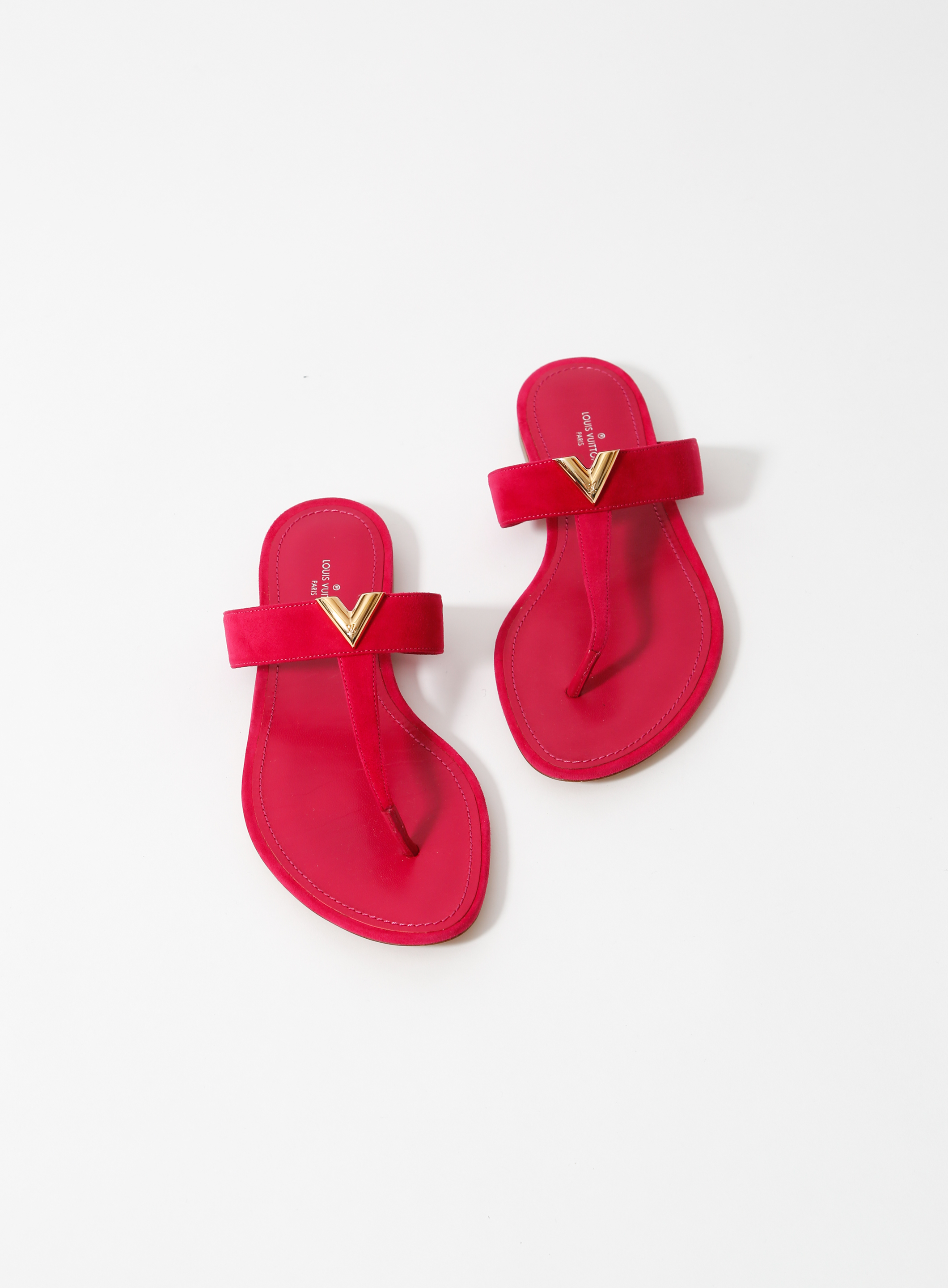 Shop Louis Vuitton Women's Sandals Suede