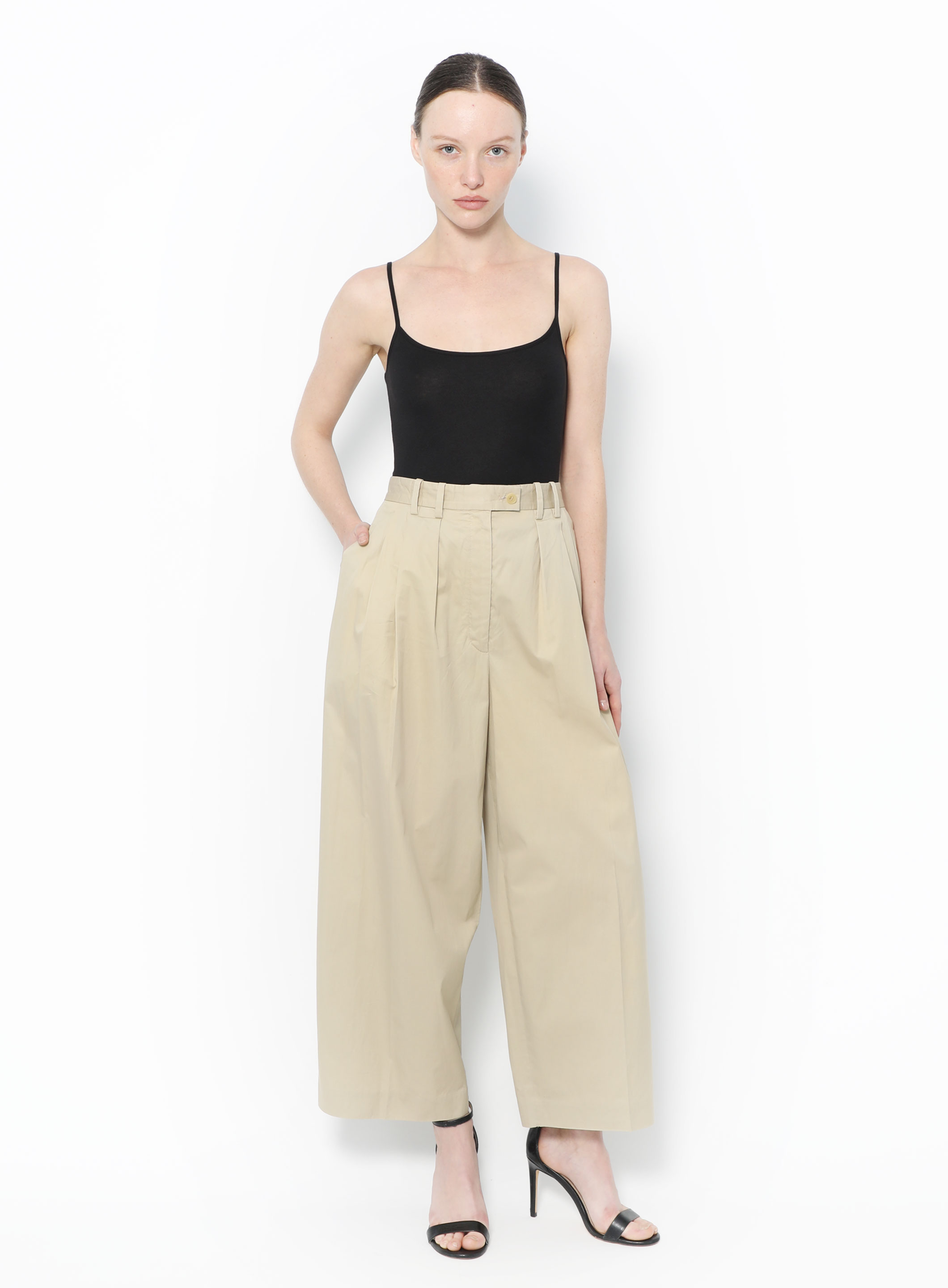 Wide Leg Marian Cropped Trousers Authentic Vintage ReSEE