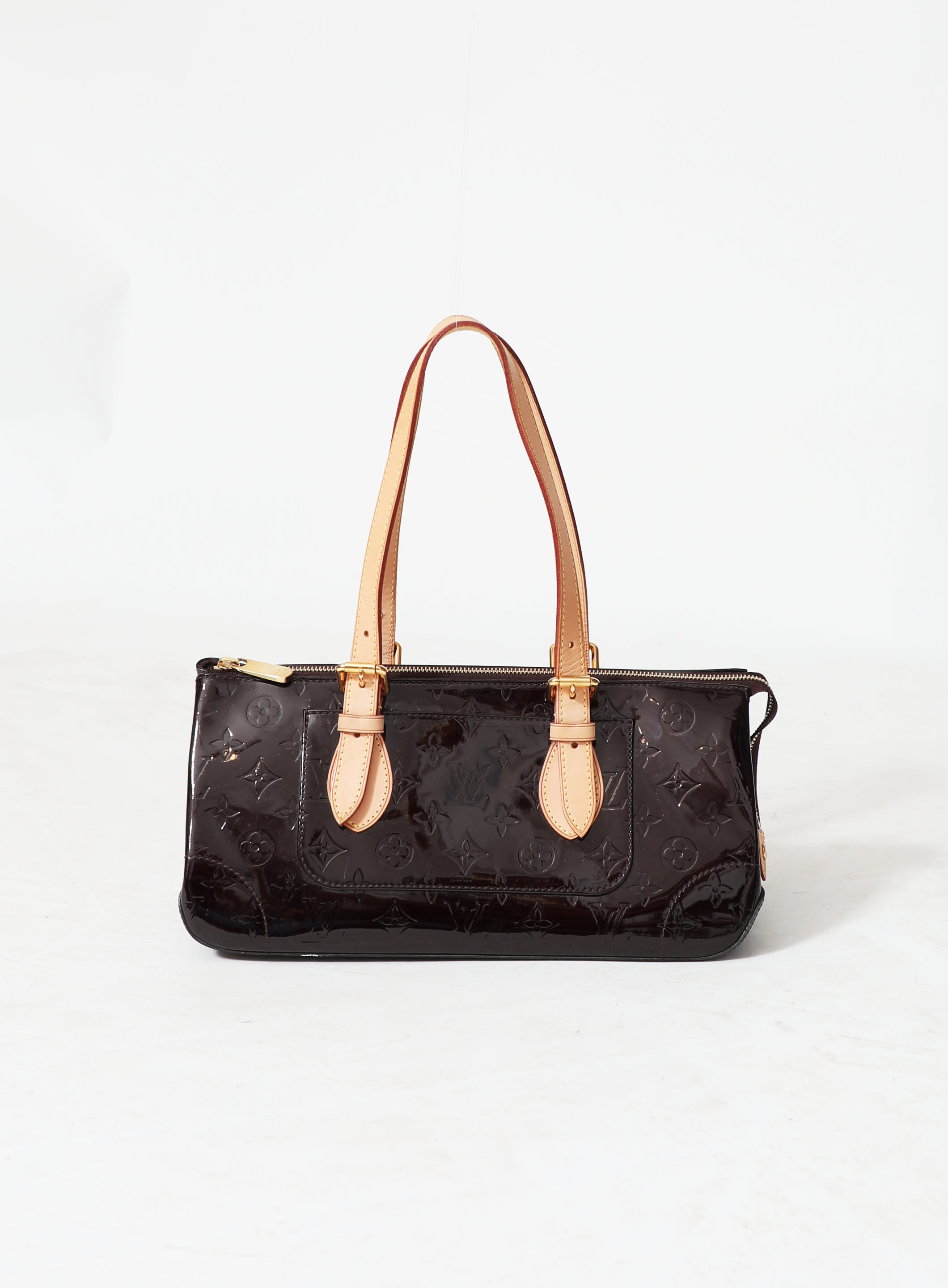 Louis Vuitton Amarante Vernis Leather Adjustable Bag Strap Louis Vuitton