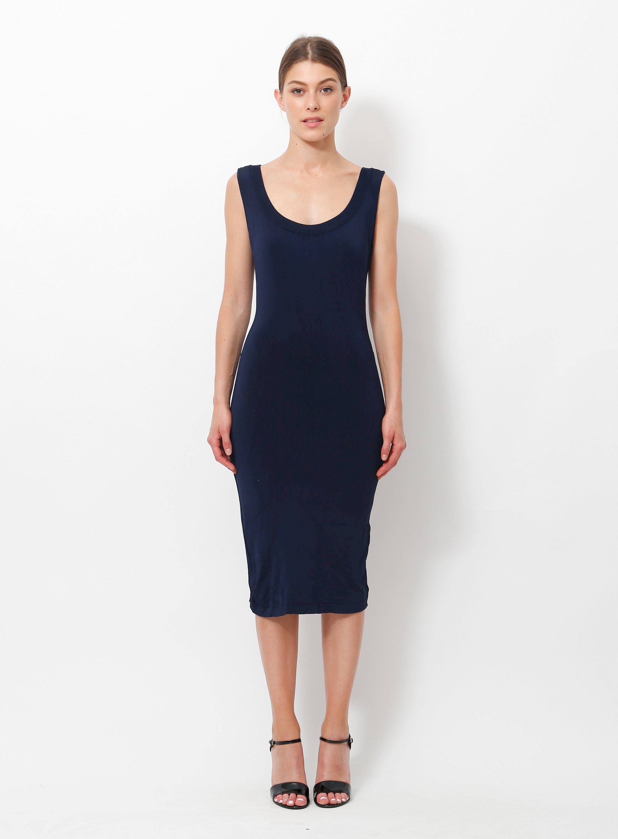 Navy Stretch Dress | Authentic & Vintage | ReSEE