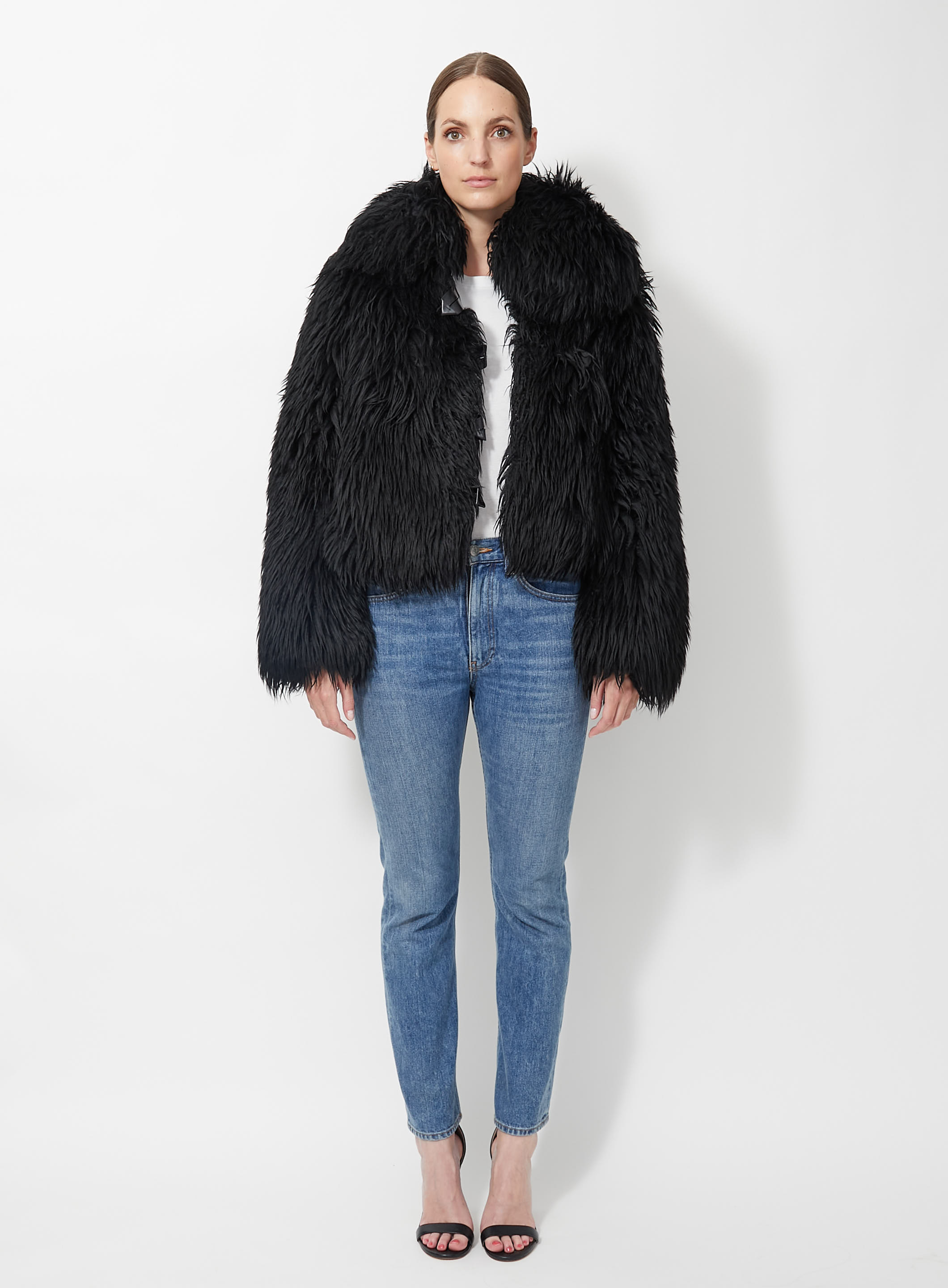 F/W 2015 Cropped Shearling Jacket, Authentic & Vintage