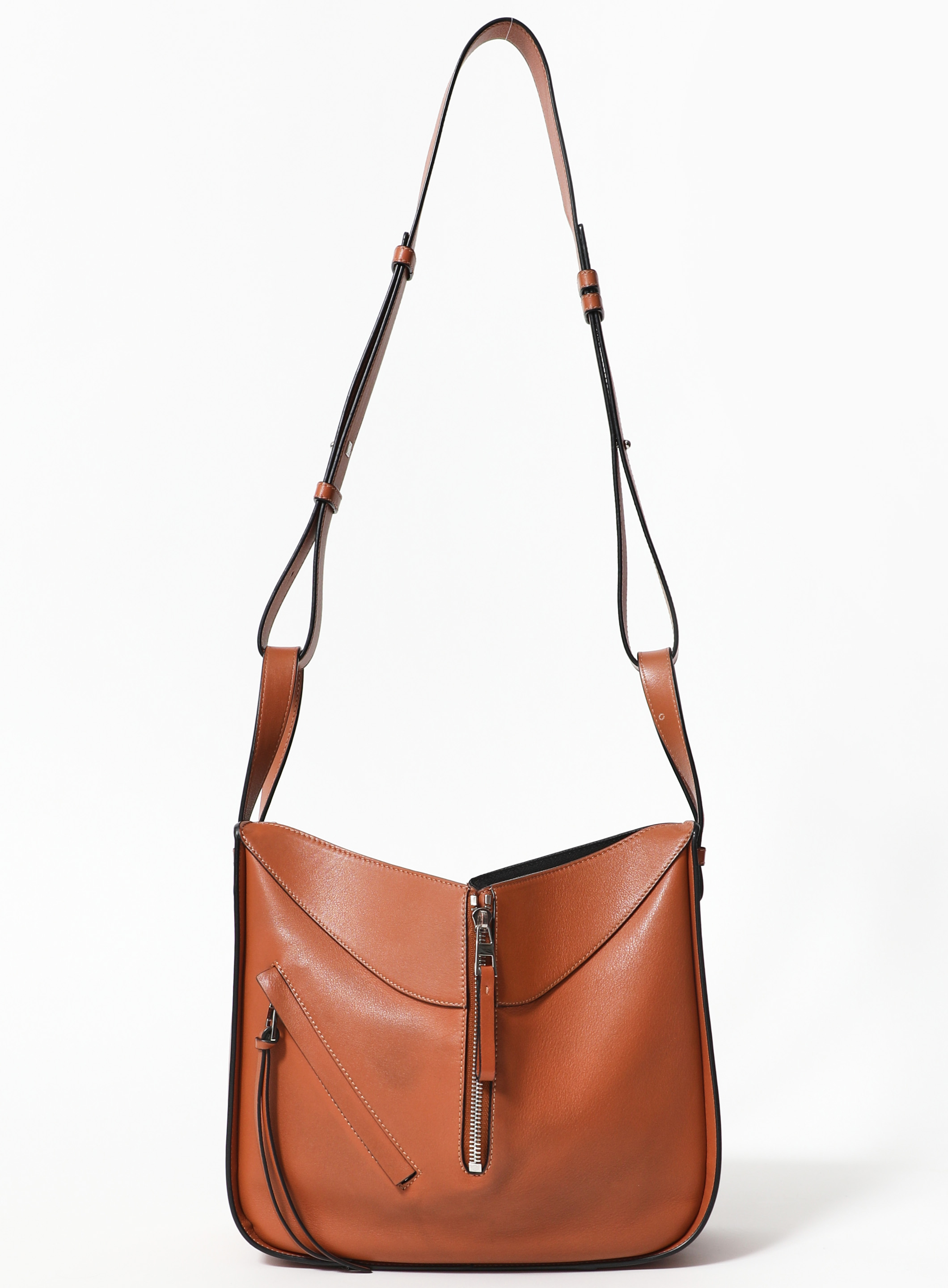 Loewe - Hammock Small Textured-Leather Shoulder Bag - Tan for Women