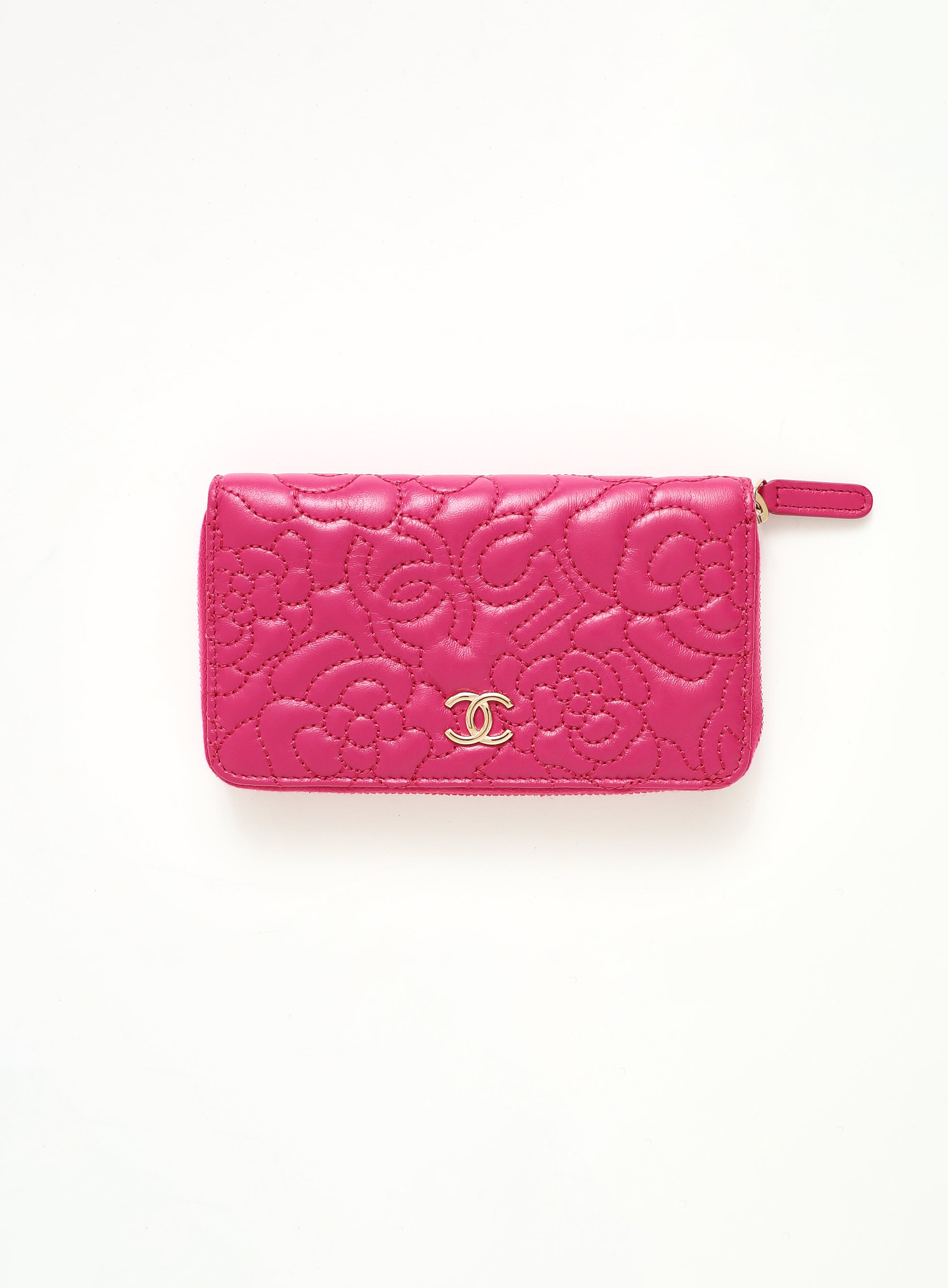 Karl Lagerfeld - Authenticated Clutch Bag - Leather Pink for Women, Very Good Condition
